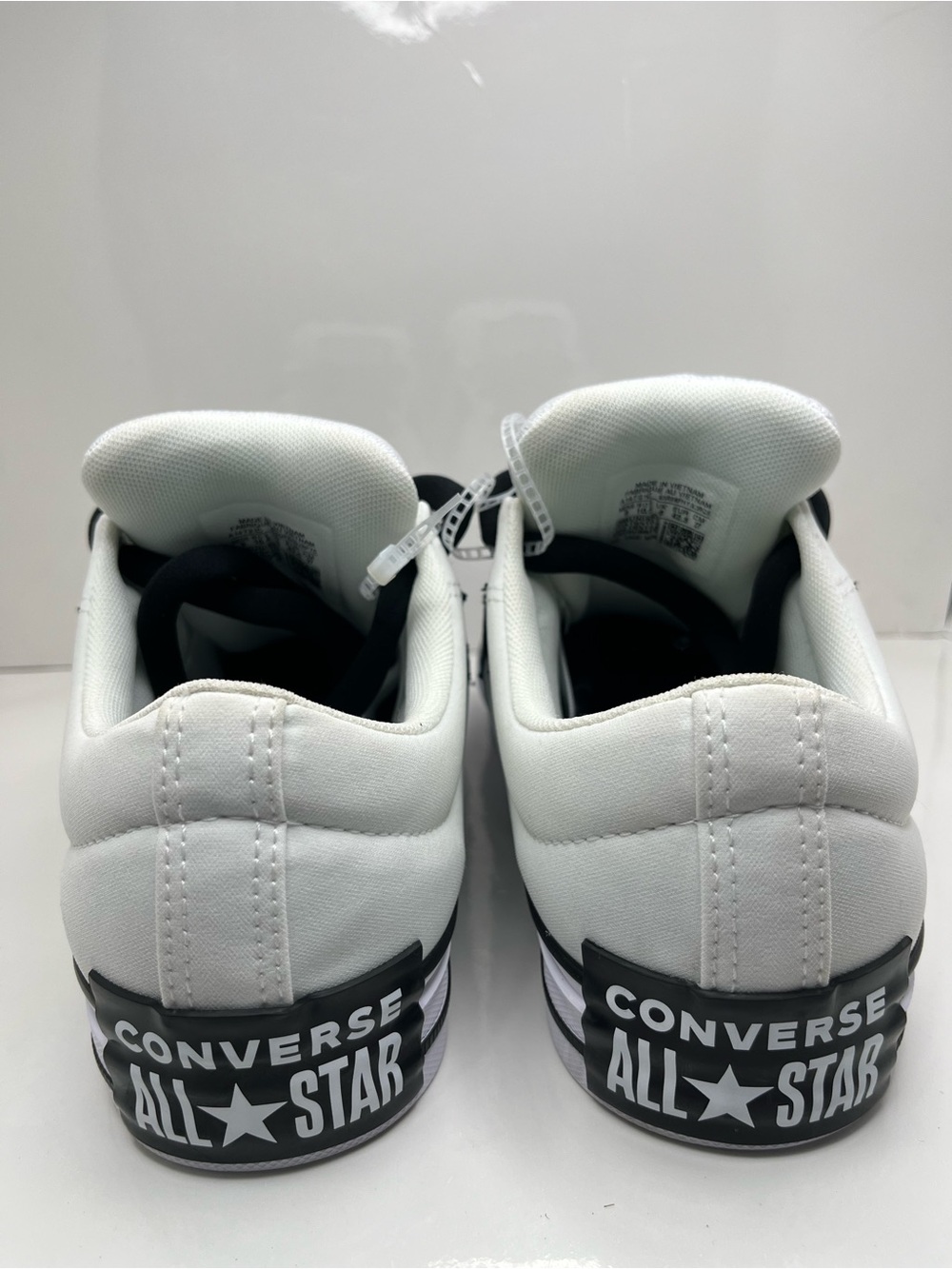 Converse Star Player 76 Puff Low White Black Mens 9 Womens 10.5 Sneaker A14721C - Picture 4 of 9